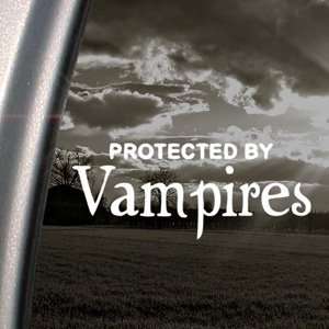    Protected By Vampires Decal Twilight Edward Cullen Automotive