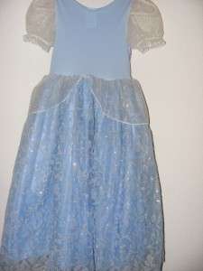  Cinderella Costume Dress Gown Medium 7/8  
