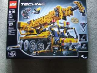 New LEGO® Techinic 8421 Mobile Crane Truck Pneumatic / 9V Rare Set 