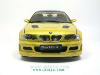 BMW M3 GTR Street E46 Jaune 2004   Kyosho 1/18  