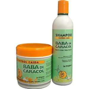   De Caracol Anti Hair Loss Shampoo 13oz + Treatment 16oz Combo Set