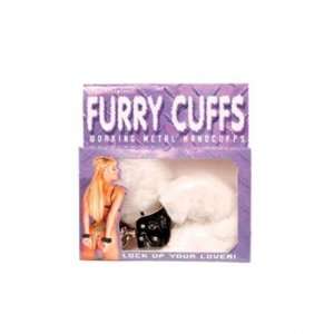  Furry handcuffs white