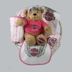  Harley Davidson Baby Girl Gift Basket ***BORN TO RIDE 