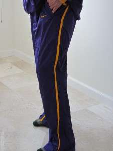 LSU WARM UP PANTS TEAM NIKE STORM FIT COLLEGE CONFERENCE MEDIUM 