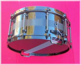   HEAVY METALS 22 Black Carbon Steel 6.5 x 14 Snare Drum LUDWIG  