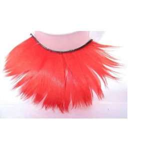  Feather Eyelashes SA 38   Red Beauty