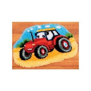  Tractor Shaped Rug Latch Hook Kit Arts, Crafts & Sewing