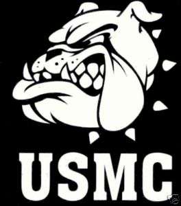 USMC Marine Corps Bulldog Semper Fi Decal BDF 1  