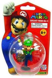 NINTENDO SUPER MARIO BROTHERS 3 PVC FIGURE   LUIGI  