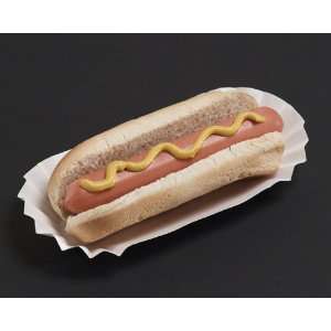 Paper Hot Dog Trays   Fluted 6 Inch Mediumweight  Kitchen 