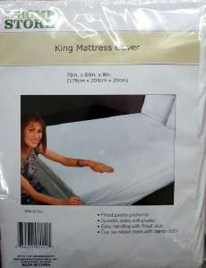 Twin Bed Mattress Cover With Fitted Skirt Extra Soft Plastic Protector 