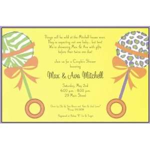   Personalized Twins And Multiples Invitation, by Inviting Company