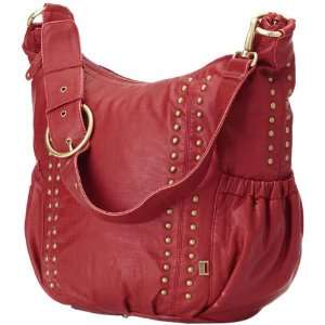  OiOi Baby Bags Weathered Leatherette Hobo Sack Diaper Bag 
