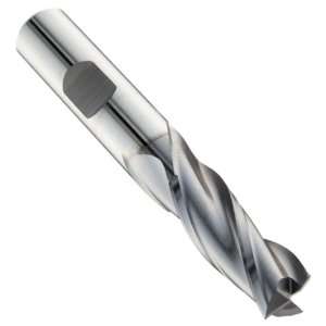   Coated, 3 Flutes, Square End, 4 Cutting Length, 2 Cutting Diameter