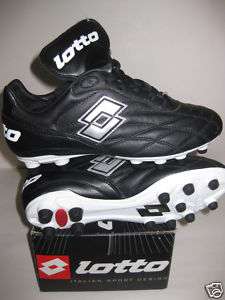 SOCCER CLEATS LOTTO PRIMATO LX ll FG #G2295P BLACK  