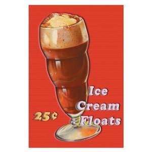  Vintage Art Ice Cream Float   14606 0