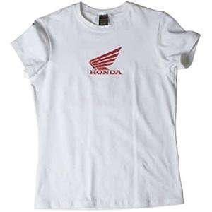  Joe Rocket Womens Honda Wing T Shirt   X Large/White 