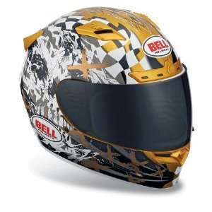  Bell Vortex Torn Full Face Helmet Medium  Gold 