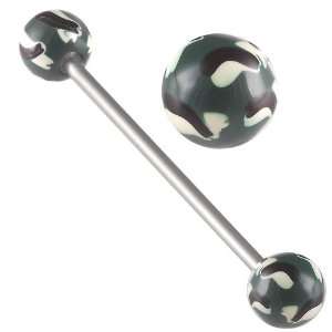 14g 14 gauge (1.6mm), 35mm long  surgical stainless steel Industrial 