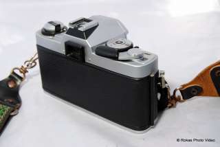 Minolta XG A Camera body only with vintage hippy strap  