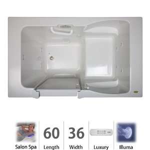 Jacuzzi F4N6036 CLR 4IH W White Finestra 60 x 36 Finestra Walk In 