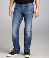 Diesel medium wash cerulean blue stretch denim