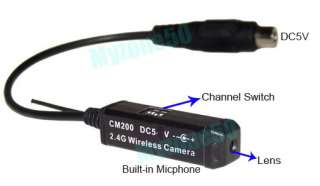 Wireless Smallest Camera + 2.5 DVR Motion Detector  