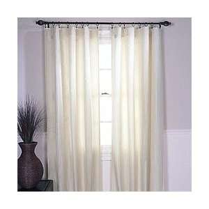   Wendy Back Tab Cotton Thermal Curtain White 40x63