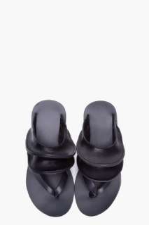 Rick Owens Black Rhino Sandals for women  