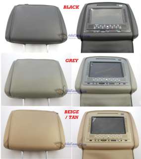 TAN Headrest 7 LCD Car Monitor SONY DVD Player NEW  