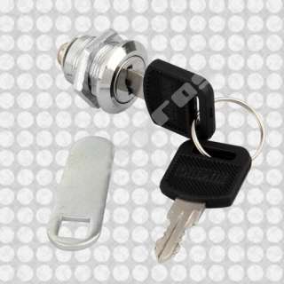 Cam Lock for Door Cabinet Mailbox Drawer Cupboard 16mm + Keys  
