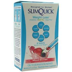  NxLabs Slimquick Drink Mix, Mixed Berries, 26  2.57oz (73g 