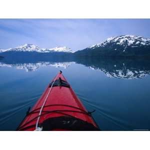  Exploring in a Sea Kayak a Calm Bay Off the Prince William 