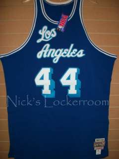   Mitchell & Ness 1962 LA Lakers Jerry West Throwback Jersey 52  