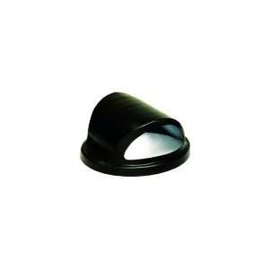   75 in Hood Top Lid For SC55 Trash Cans, Black Plastic