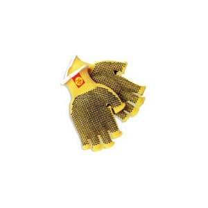 Kevlar String Knit Gloves Fingerless with Dots Both Sides (Sold by 