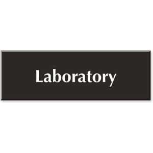  Laboratory Outdoor Engraved Sign, 12 x 4 Office 