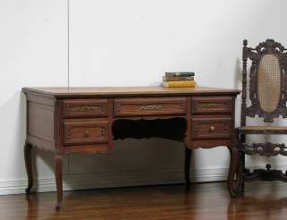 55402  ANTIQUE OAK FRENCH COUNTRY DESK  