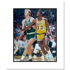  Larry Bird and Magic Johnson Boston Celtics Los Angeles Lakers NBA 