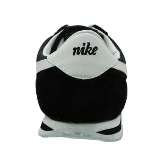 Nike Cortez Basic Nylon Black White Classic Running 310669 011 Men 
