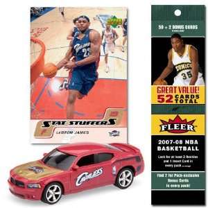   with Lebron James Card and 2007 08 Fleer Fat Pack