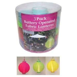 LED Lantern String Red, Green and Yellow