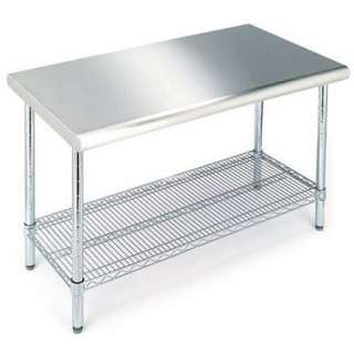 New Stainless Steel Kitchen Prep Work Table 24 x 49 NSF  