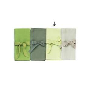  Set of 4 Lime Solid Napkins By AdV
