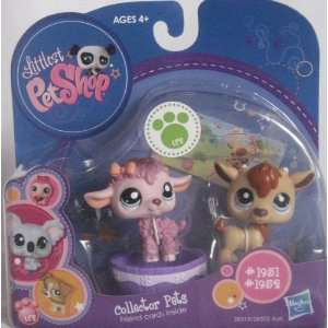  Littlest Pet Shop Collector Pets Lamb and Donkey #1951 