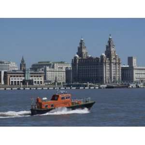 View of the Liverpool Skyline and the Liver Building, Taken from the 