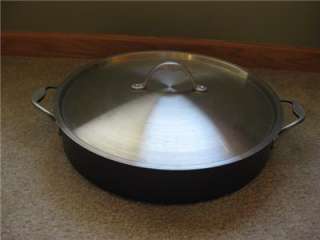 CALPHALON PAELLA PAN 7 QT. # 5007 LARGE W/LID  