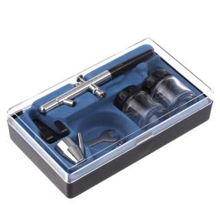 Dual action Air Brush Kit Set Paint Spray Gun Tool Craft Nail Art Cake 