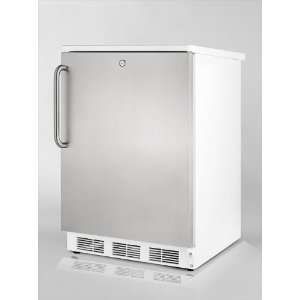 Summit FF6LSSTB   Freestanding all refrigerator with lock, stainless 
