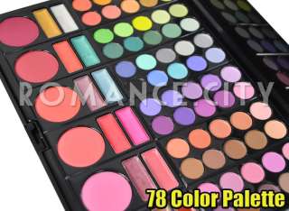 78 Color Eyeshadow Blush Pigment Lip Gloss Palette   4B  